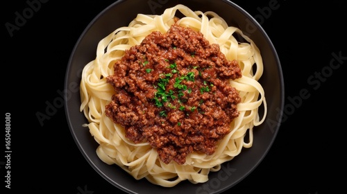 Rich, savory tagliatelle draped with robust ragu, echoing the heartiness of Sagra del Tartufo and cozy autumn evenings