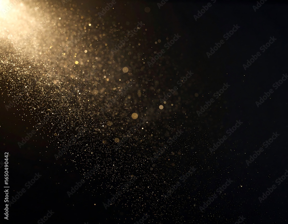 Obraz premium Golden Dust Light Beam.