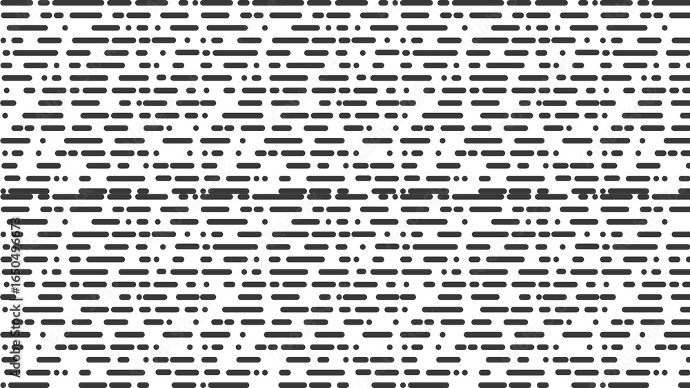 Obraz premium Black lines and dots pattern on a white backdrop