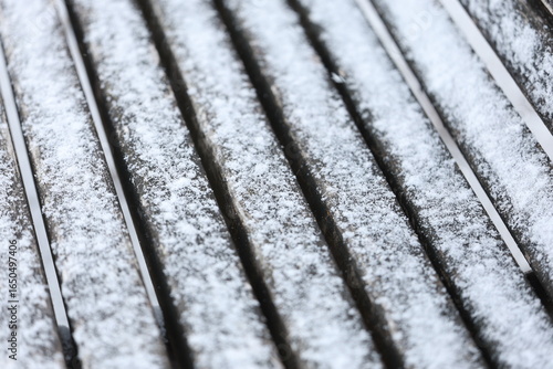 Canvas Print Snow-covered landscapes with serene beauty
