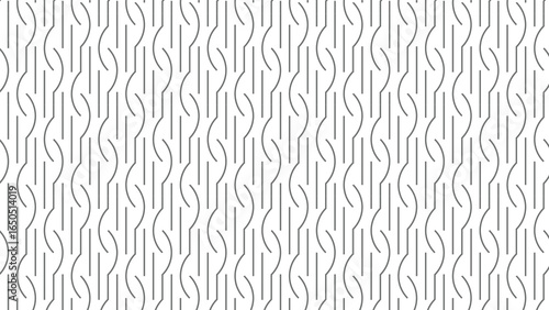 Abstract gray pattern geometric vector seamless ornamental and swatches oriental line texture outline white background