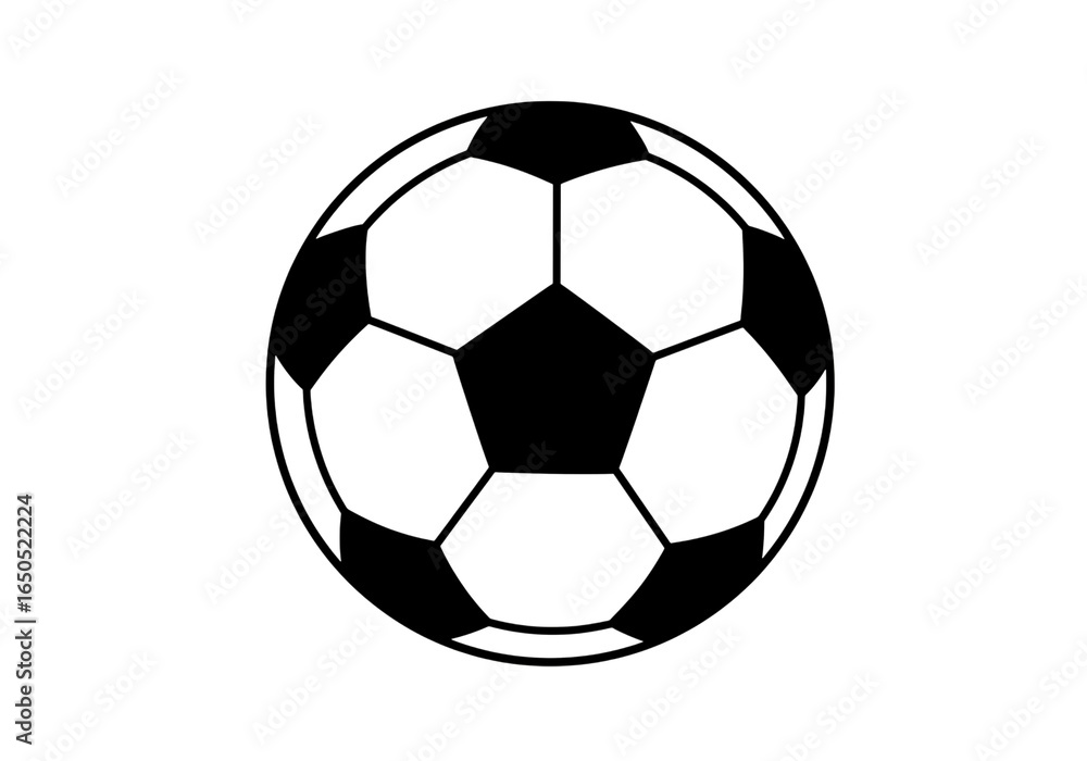 Obraz premium Abstract Soccer Ball Glowing Constellation Design for Sports Branding isolated on transparent background