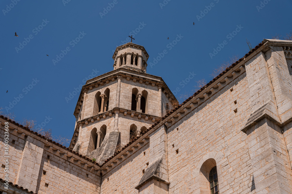 Priverno, Latina, Italy. Cistercian Abbey of Fossanova. Priverno, Latina, Italy. Cistercian Abbey of Fossanova.