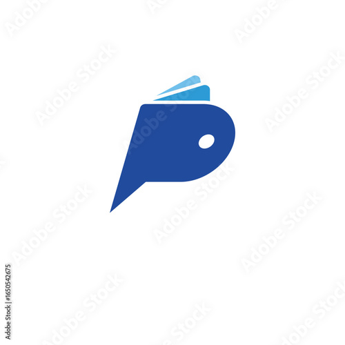 Wallet Logo Design Graphic Vector