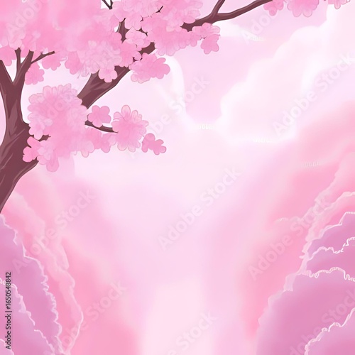 pink cherry tree