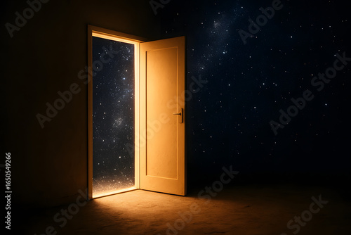 A Starry Doorway Leading to the Infinite Cosmos: A Glimpse into Another World