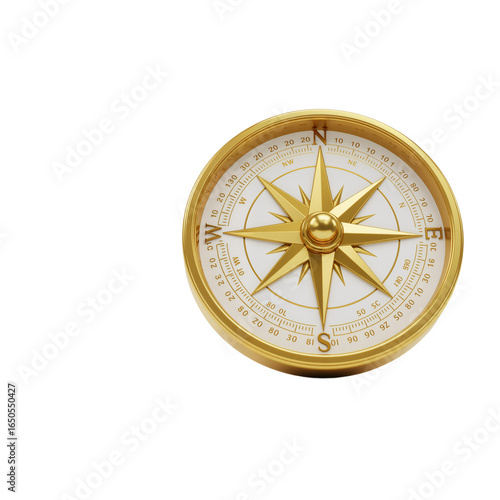 Wallpaper Mural Golden Compass Rose – A radiant symbol of direction, destiny, and the timeless journey of the soul Torontodigital.ca