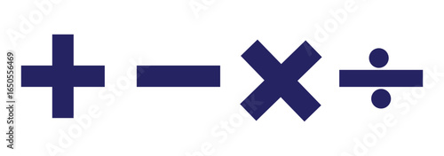 Plus and Minus Symbol, Create and Remove Icon Vector