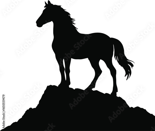 Majestic Horse Silhouette