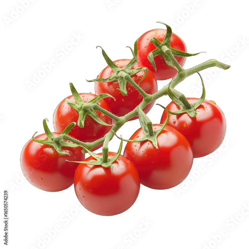 Wallpaper Mural Fresh red cherry tomatoes clustered on a vine Torontodigital.ca