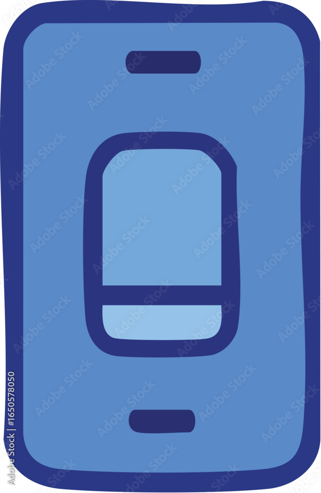 Simple Blue Light Switch Illustration. Simple Blue Light Switch Illustration.