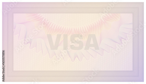 Visa in a passport background, Visa consultation, Social media post, poster, vector, Passport texture, pattern
