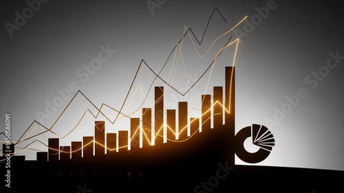 Financial Growth: Upward Trend in Business Analytics