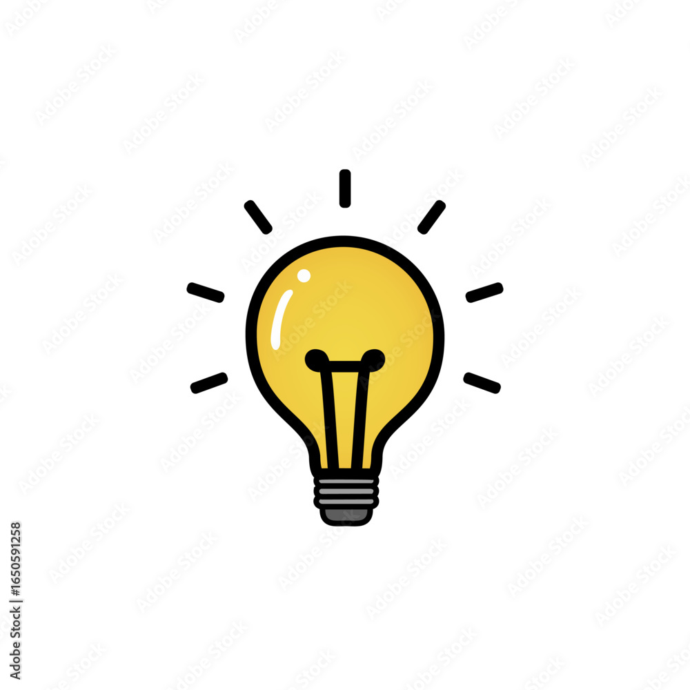 light bulb icon light bulb icon