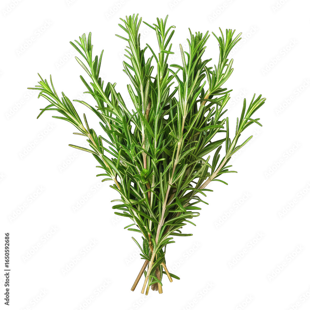 Fototapeta premium Fresh rosemary sprigs bunch