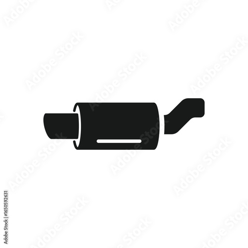 exhaust pipe icon vector on white background, exhaust pipe trendy filled icons from Transportation collection, exhaust pipe vector illustrationWeb