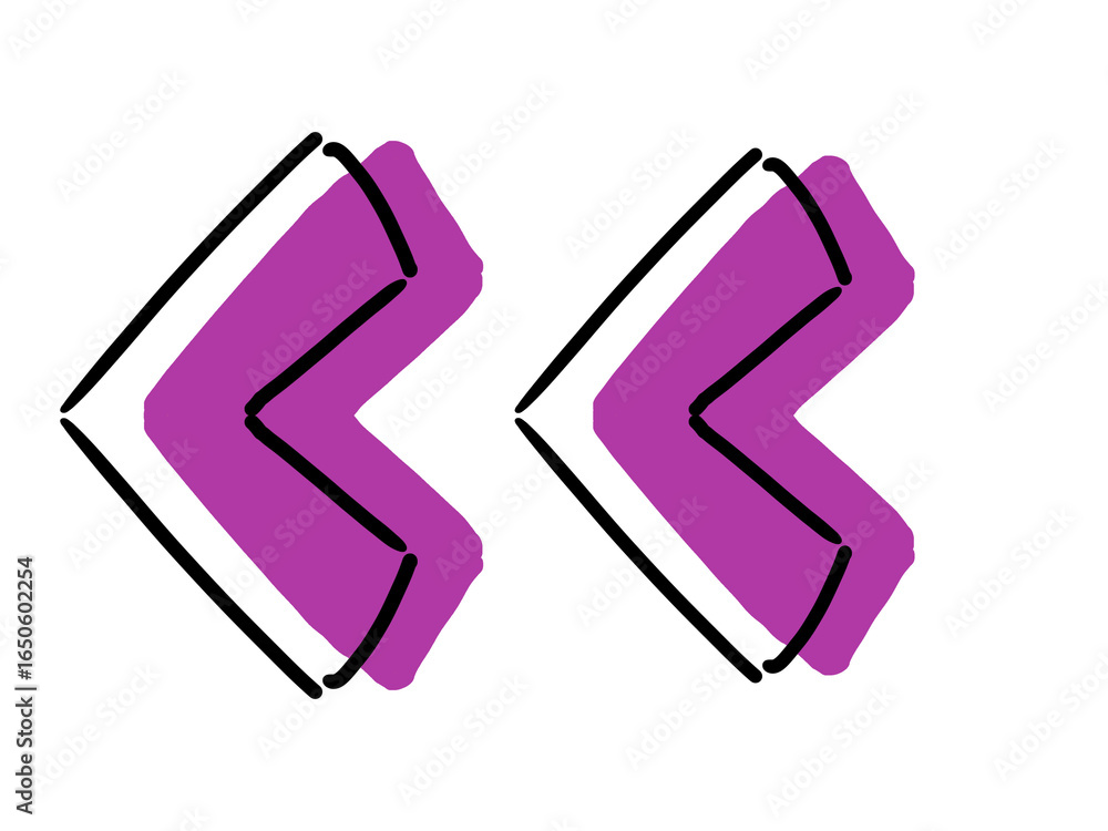 Fototapeta premium pink and blue arrows
