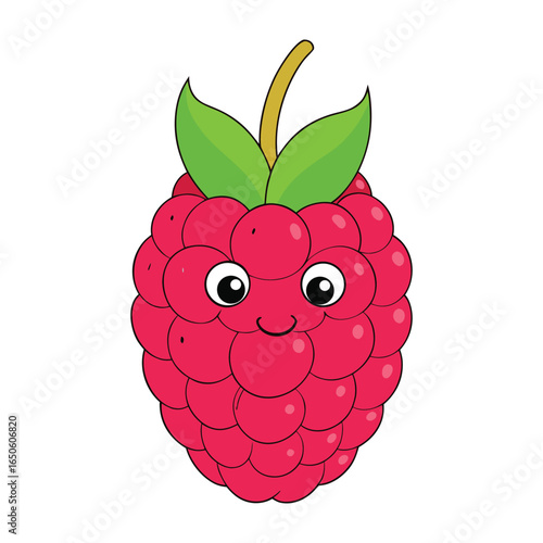 A vibrant close-up of a raspberry, showcasing its juicy red drupelets, velvety texture, and natural shine, highlighting freshness and delicious summer sweetness.

