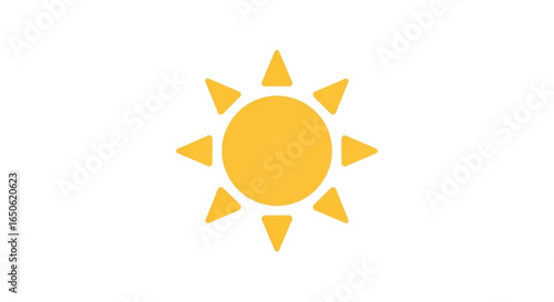 Sun vector graphic summer sunshine illustration hot weather sunny day light bright heat sunbeam 10 rays