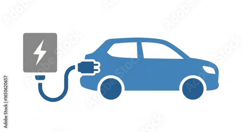 Electric vehicle ev charging station plug in car renewable energy transportation power supply technology