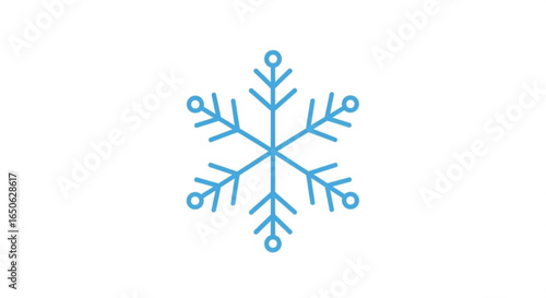 Download snowflake vector image for winter season christmas holiday design and graphic projects free vector icon