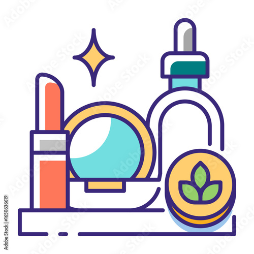 This Organic cosmetic icon is suitable for Organic Product, etc.