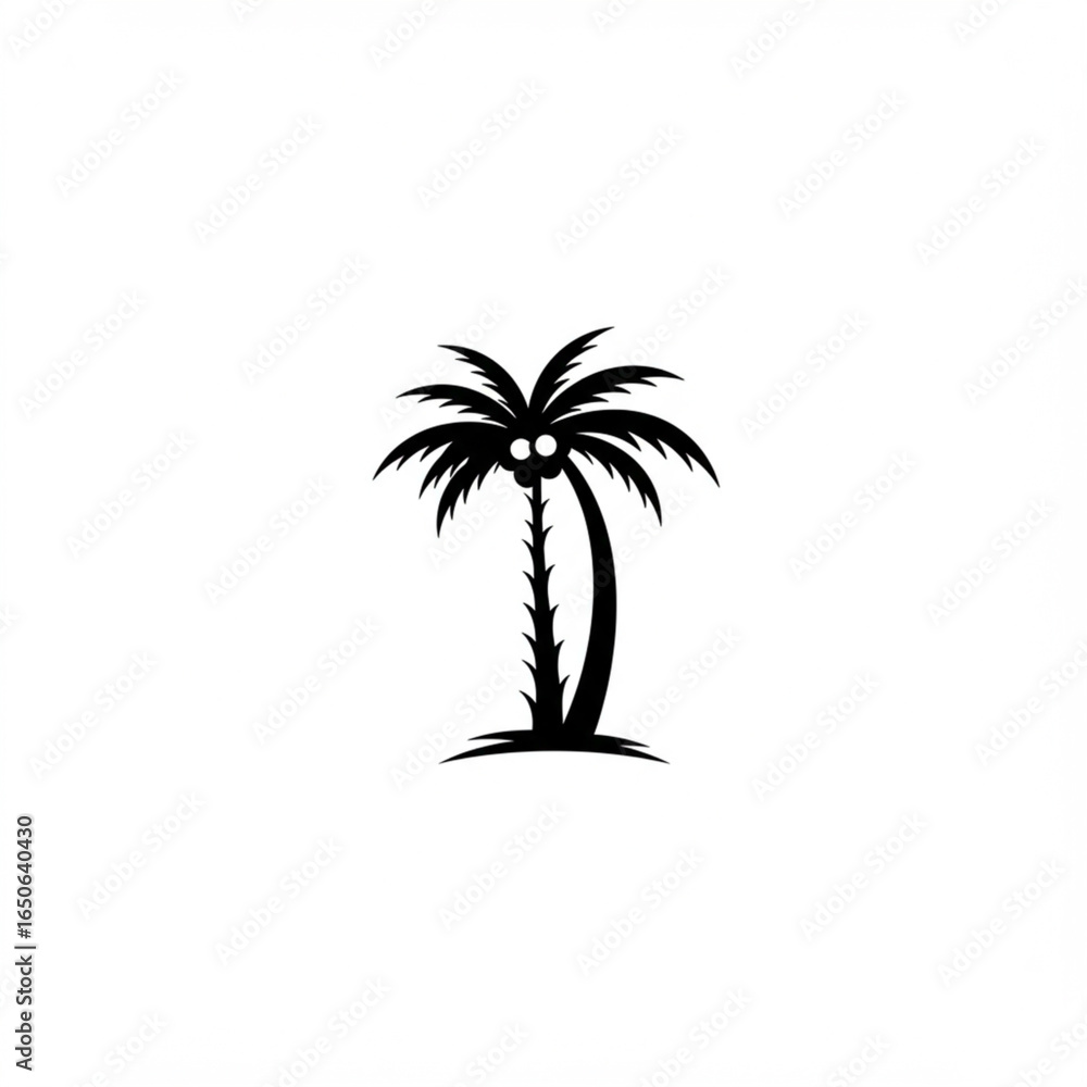 Obraz premium silhouette of palm tree
