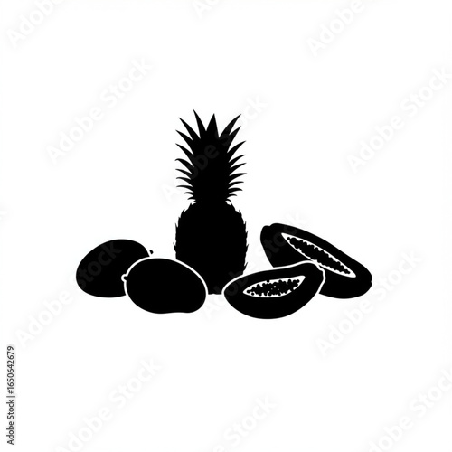 illustration of assorted fruit