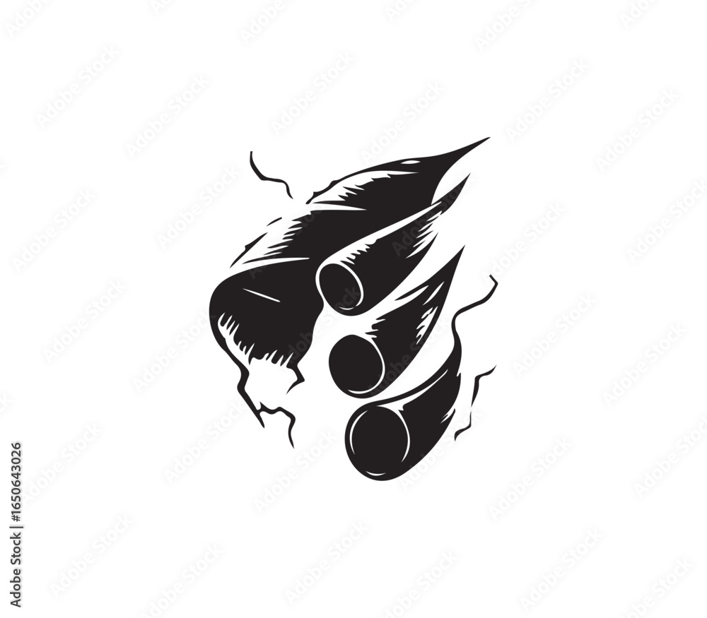 Fototapeta premium Claw Rip vector art