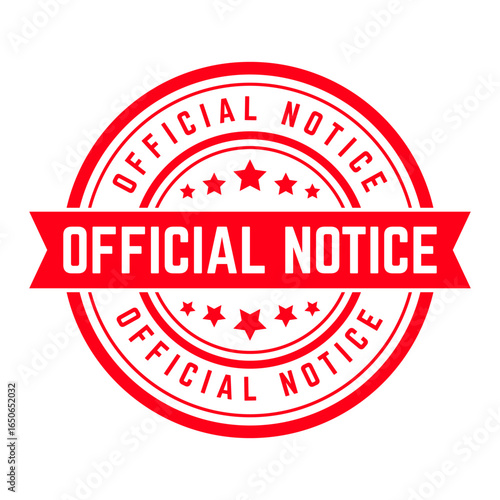 Free Download Official notice rubber stamp vector - GFXLoad