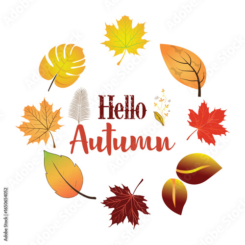 Realistic autumn sale design social media and instagram post