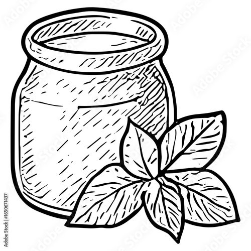 Mint Smoothie Jar