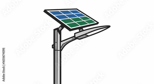 Solar Powered Streetlight Eco-Friendly Illumination for Sustainable Urban Environments
