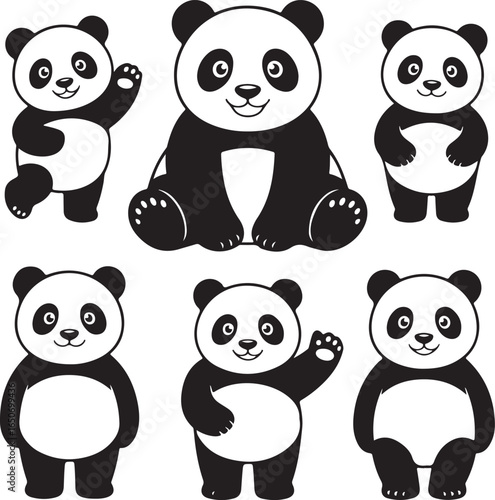 Panda Bundle Vector – Cute and Wild Panda Silhouette Collection

Panda Head and Full Body Vector Bundle – Cartoon and Wildlife Design

Panda Silhouette Bundle – Animal Clipart Set for Logo, Art, and D