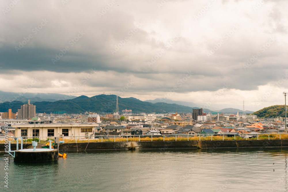 Naklejka premium shikoku, JAPAN - may 2 2025 No.50 Hantaji Temple, in the Shikoku Pilgrimage