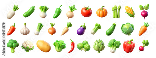 Wallpaper Mural Fresh Organic Vegetables Collection Torontodigital.ca