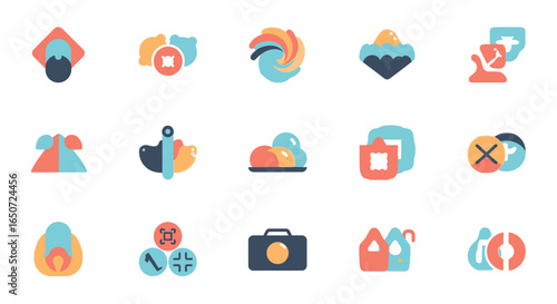 Vector icons design elements for ui ux design and web design