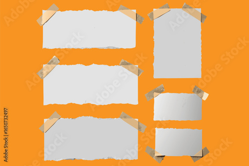Torn Notebook Page Isolated