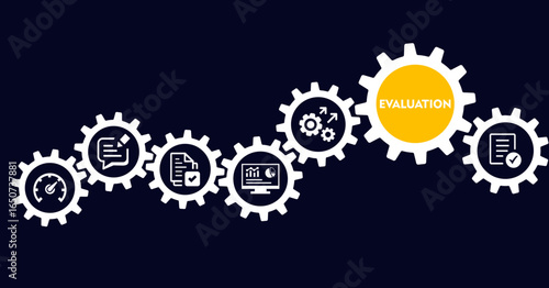 Canvas Print evaluation icon set collection in solid glyph style