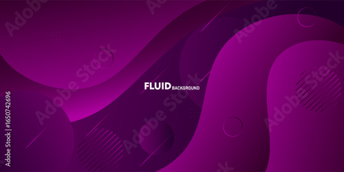 Abstract purple overlapping curve shapes background. Simple wave shadow pattern background. Vector eps10