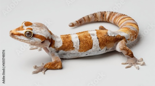 A gecko with striking patterns