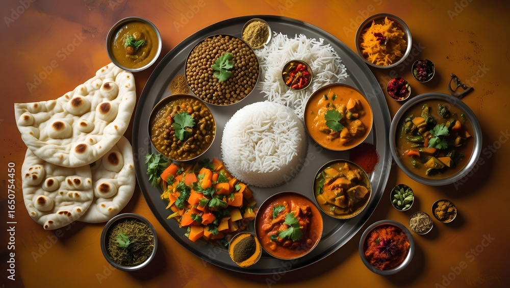 Fototapeta premium Indian culture food