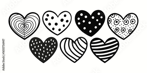 heart with floral pattern