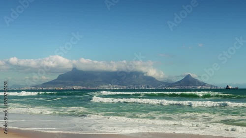 View of Cape Town with Table Mountain