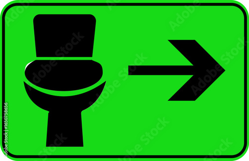 Toilet Icon.square toilet signs collection, male, female and neutral gender, vector Illustration.Public bathroom pictogram. Male and female gender silhouette for lavatory door.