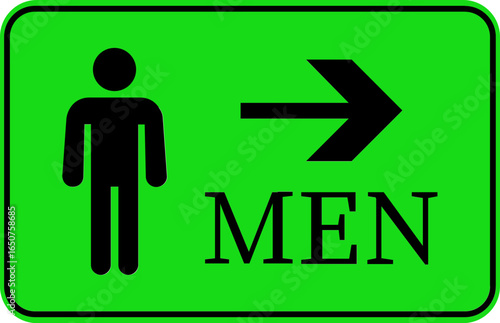 Toilet Icon.square toilet signs collection, male, female and neutral gender, vector Illustration.Public bathroom pictogram. Male and female gender silhouette for lavatory door.