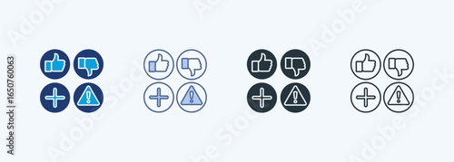 Swot Analysis Multiple Style Icon Collection