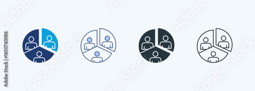 Segmentation Multiple Style Icon Collection