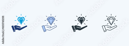 Value Proposition Multiple Style Icon Collection