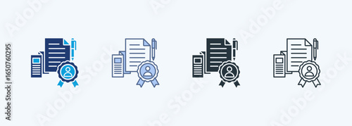 Brand Identity Multiple Style Icon Collection